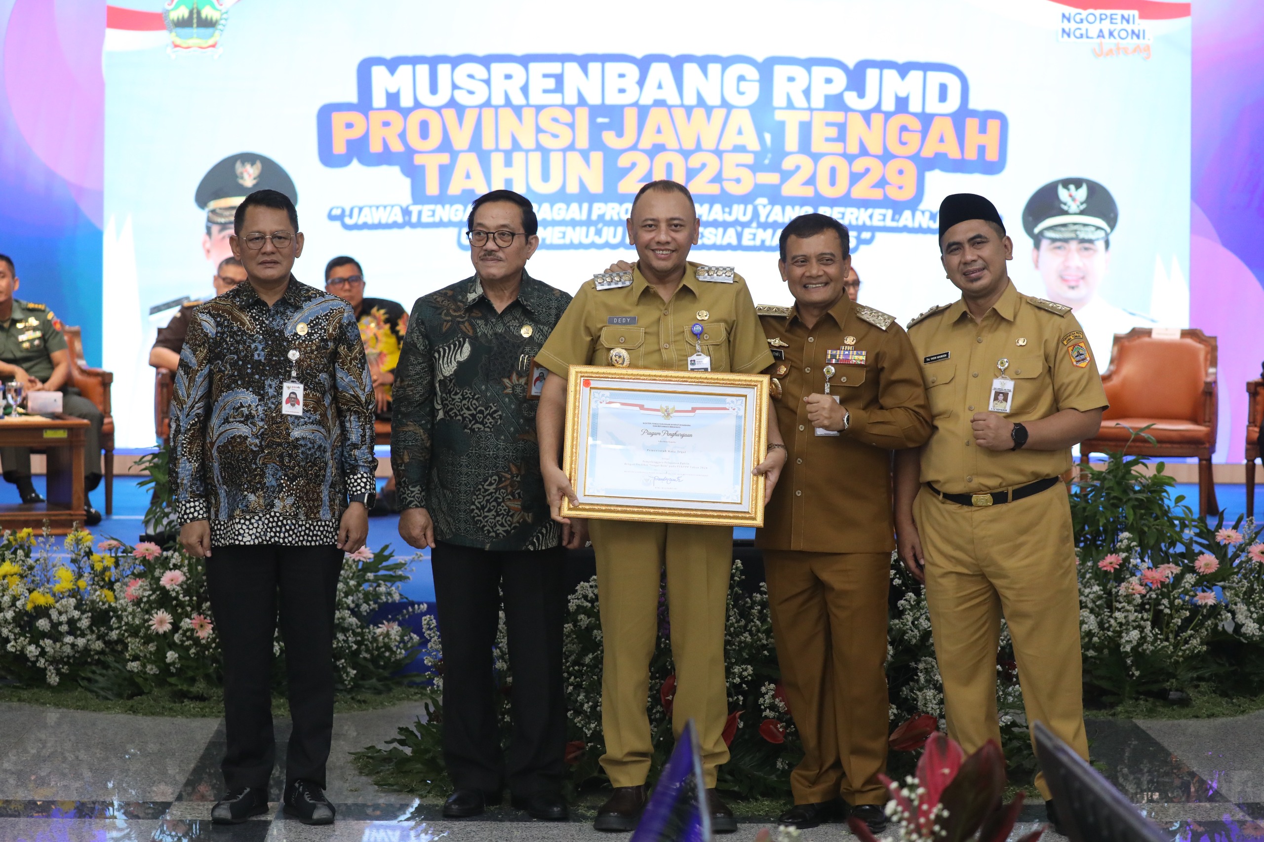 Pemkot Tegal Raih Penghargaan PEKPPP Tahun 2024 dengan nilai IPP 4,49