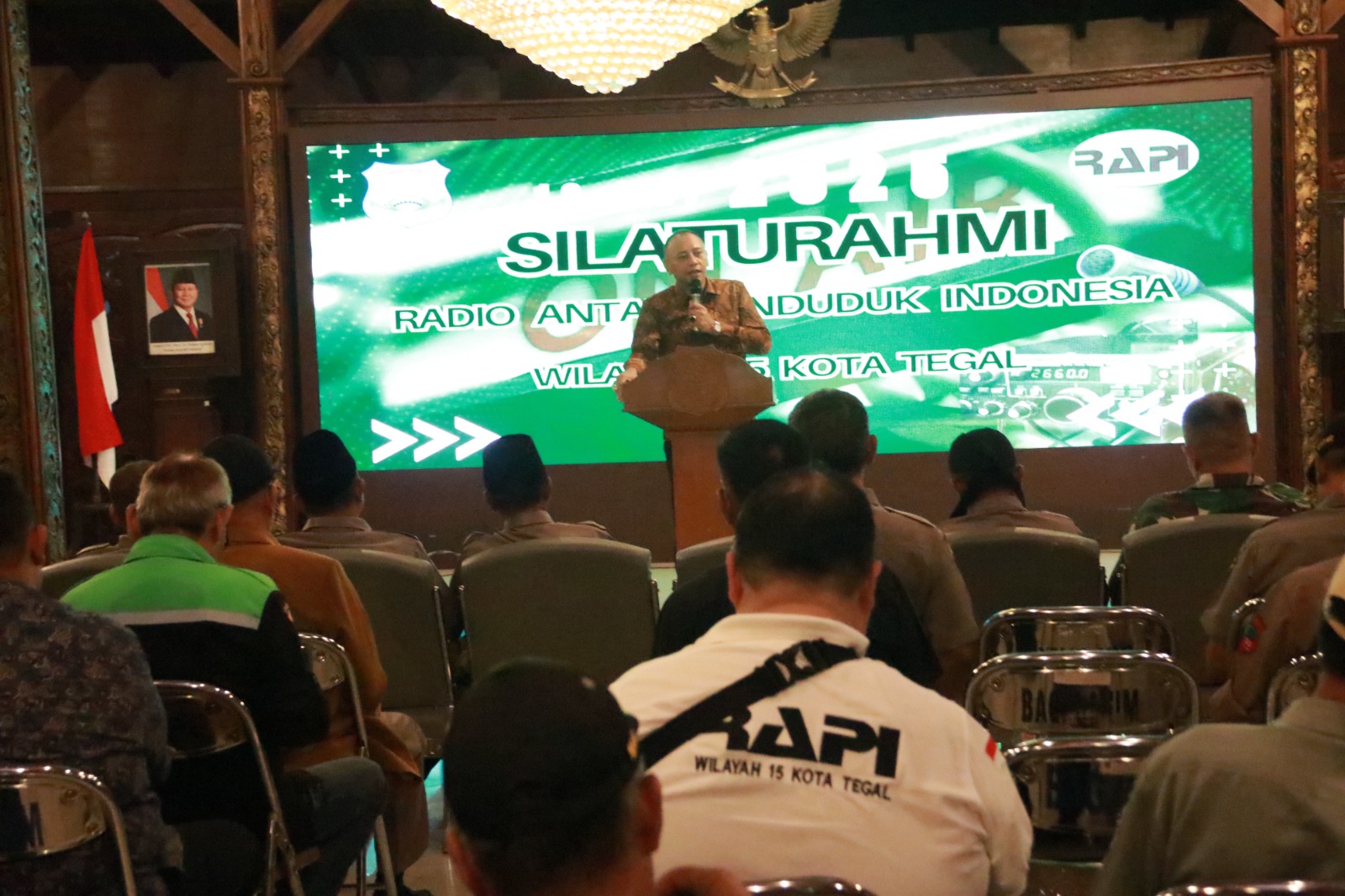 Dedy Yon Bersilaturahmi dengan RAPI Wilayah 15 Kota Tegal