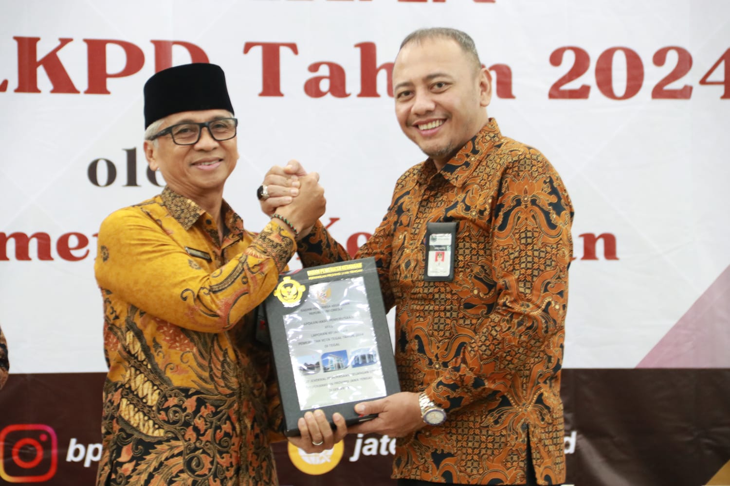 Pemkot Tegal Raih WTP Tujuh Kali Berturut-turut
