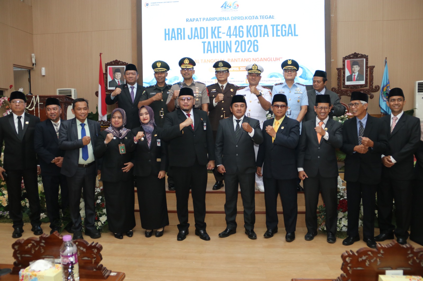 DPRD Kota Tegal Gelar Rapat Paripurna Istimewa Peringati HUT ke-446 Kota Tegal