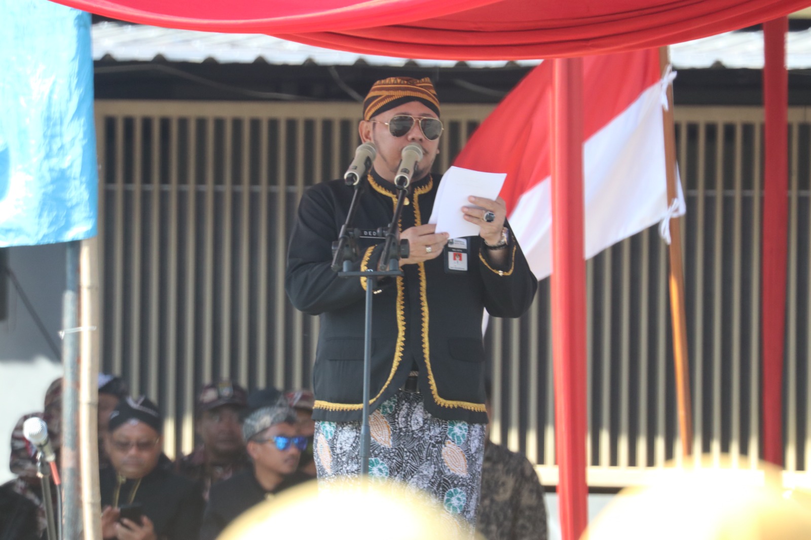 Upacara HUT ke-446, Dedy Yon:  Tegal Tangguh Pantang Ngangluh