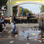 Antisipasi Kerusuhan Unras, Polres dan Pemkot Tegal Gelar Simulasi