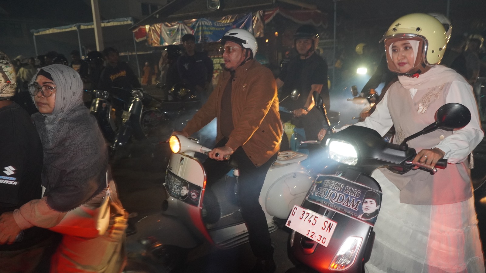 Balai Kota Tegal Digerudug Ribuan Skuteris