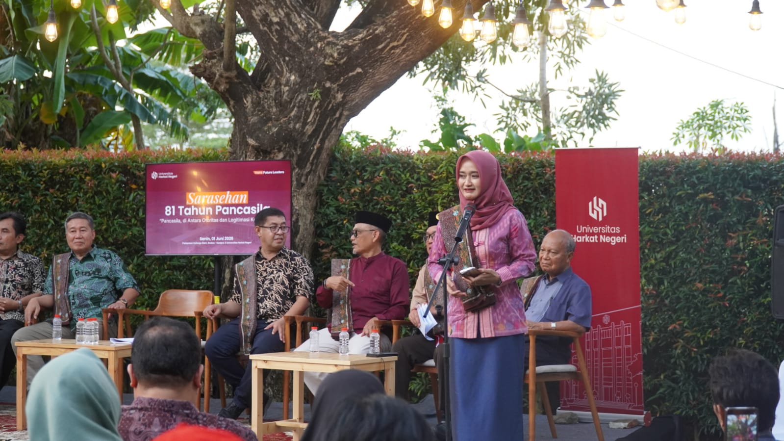 Jadi Narsum Sarasehan 81 Tahun Pancasila, Wawalkot Refleksikan Pancasila Dalam Prespektif Pemerintah