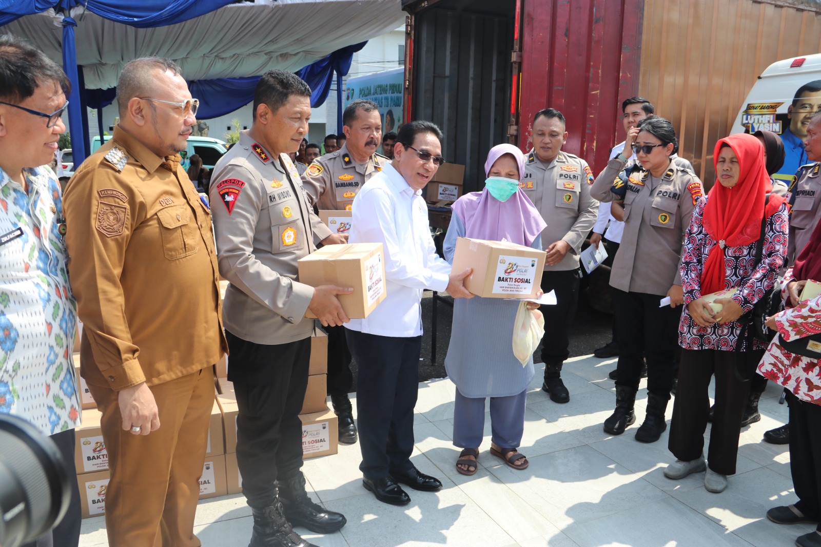 1.000 Warga Kota Tegal Terlayani Bakti Sosial Kesehatan Hari Bhayangkara ke-80