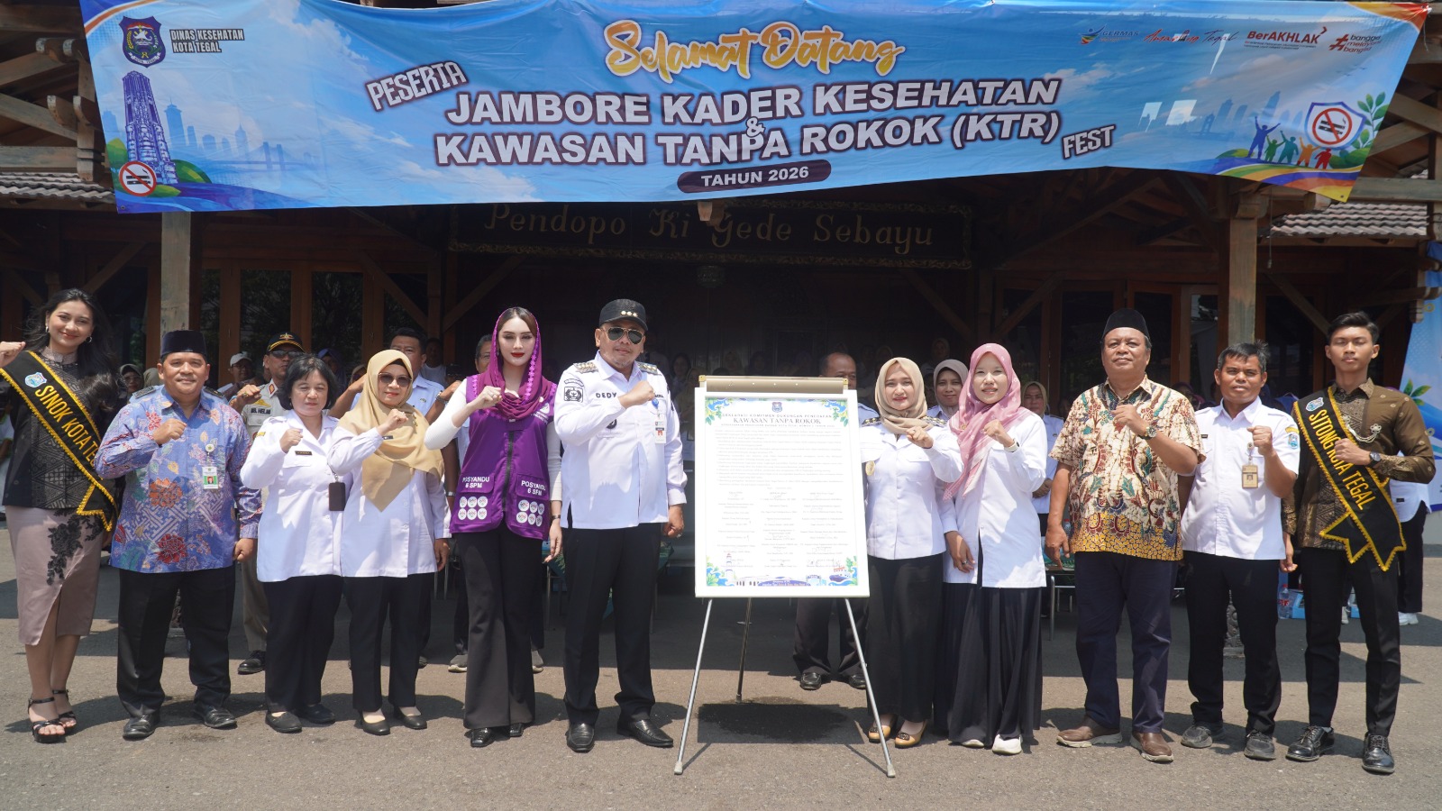 Jambore Kader Kesehatan 2026, Pemkot Tegal Perkuat Pelayanan Kesehatan dan Komitmen Kawasan Tanpa Rokok