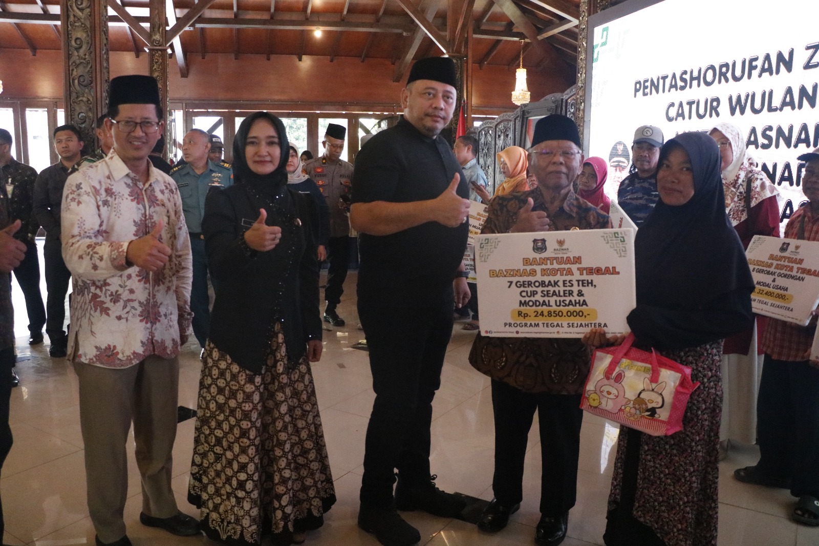 Pemkot Tegal dan BAZNAS Salurkan Rp1,1 Miliar Dana ZIS Caturwulan II 2026 kepada 2.340 Penerima Manfaat