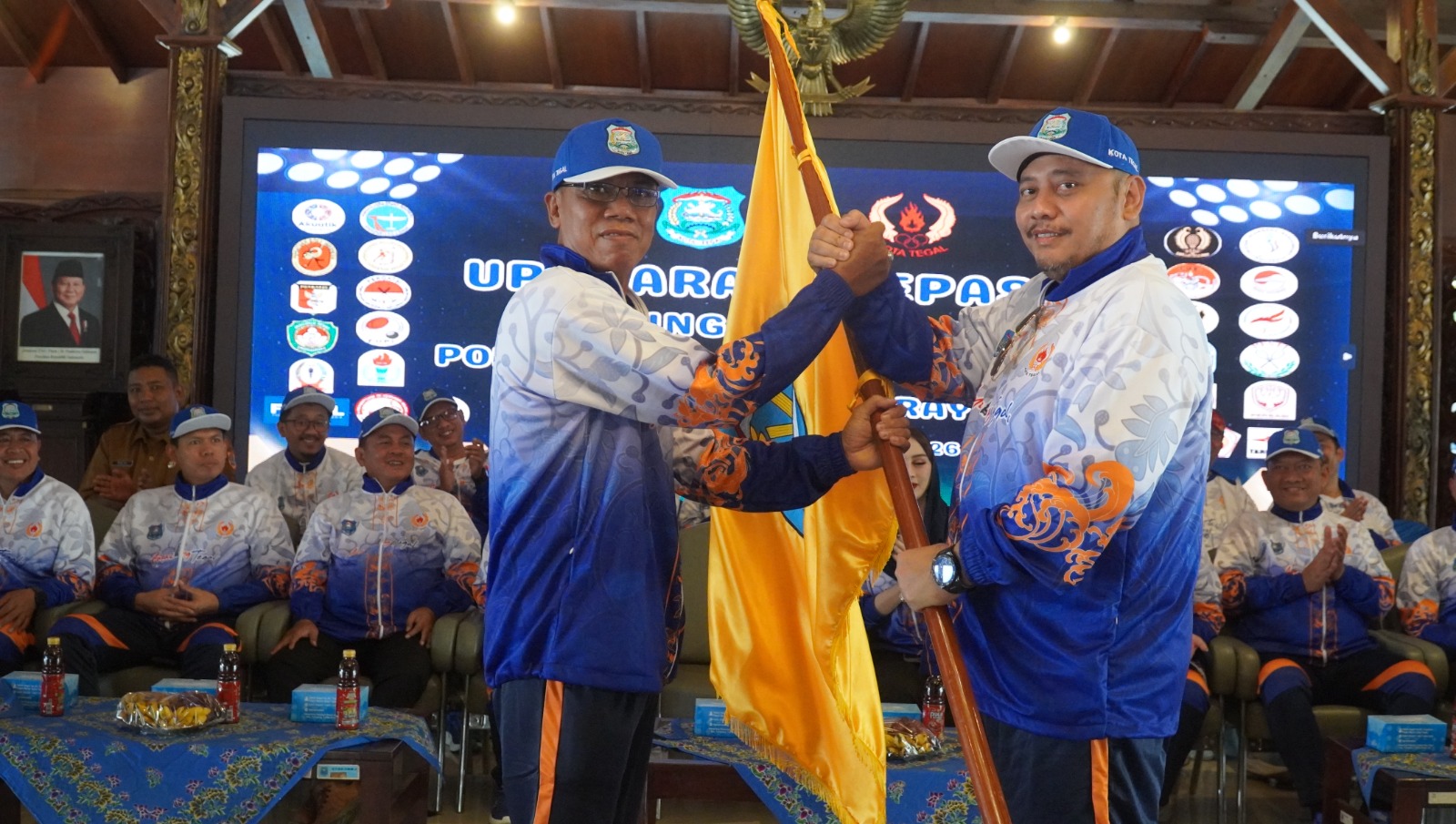 Lepas Kontingen Porprov XVII Jawa Tengah 2026, Wali Kota Tegal Targetkan Atlet Bawa Pulang Medali